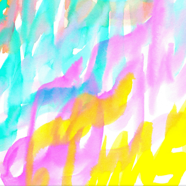 Calligraphie Alphabet Arc-en-Ciel | Affiche Fait Main