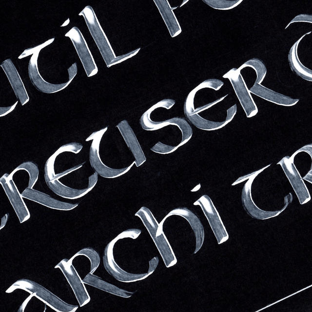Calligraphie Archipel | Affiche Fait Main