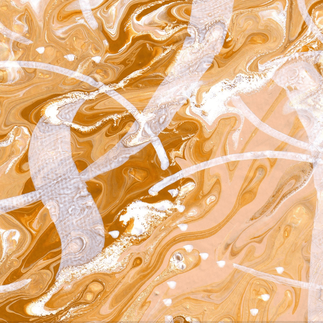 Calligraphie Lettrine R | Tableau Fait Main