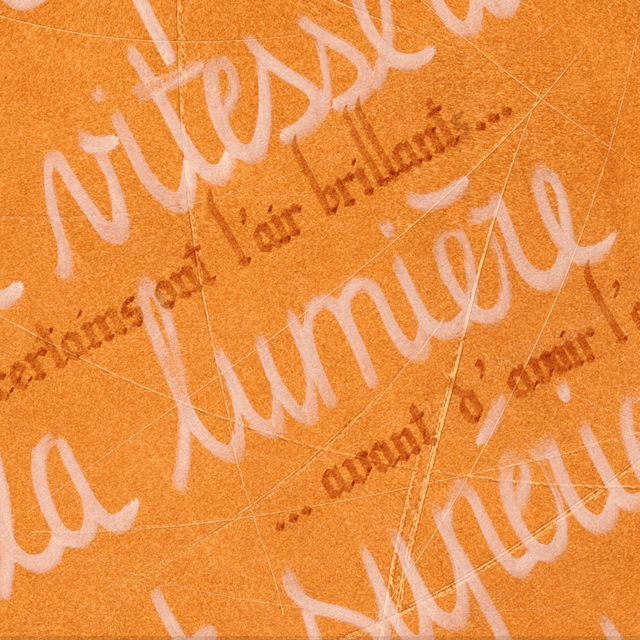 Calligraphie La Vitesse de la Lumière | Affiche Fait Main