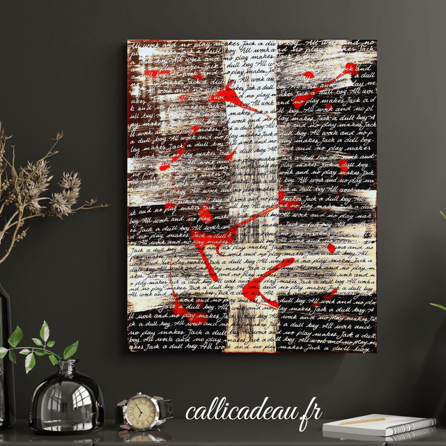 Calligraphie Shining | Tableau Fait Main